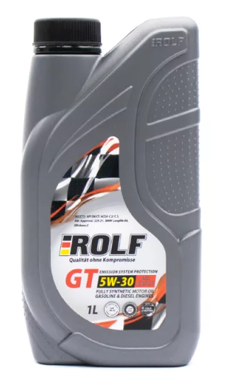 Масло моторное ROLF GT 5w30 1л (пластик)