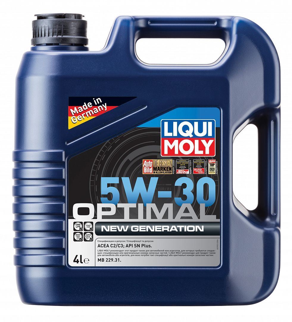 Масло моторное LIQUI MOLY 5w30 Optimal New Generation синт.4л 39031