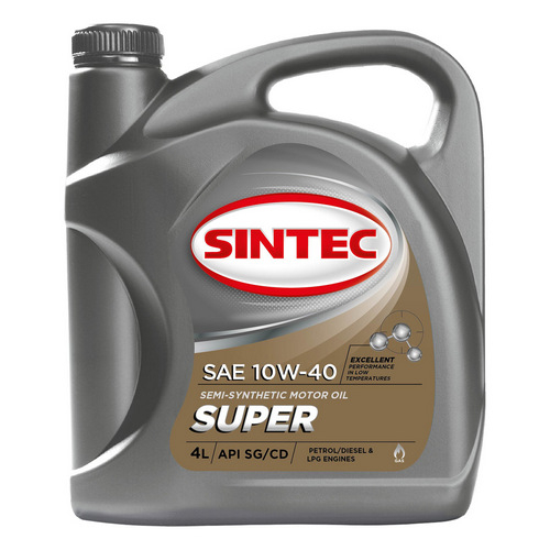 Масло моторное Sintec Super 10W-40 SG/CD 4л