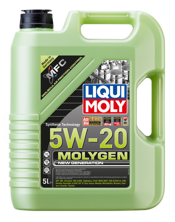 Масло моторное LIQUI MOLY 5w20 Molygen New Generation синт.5л 8540