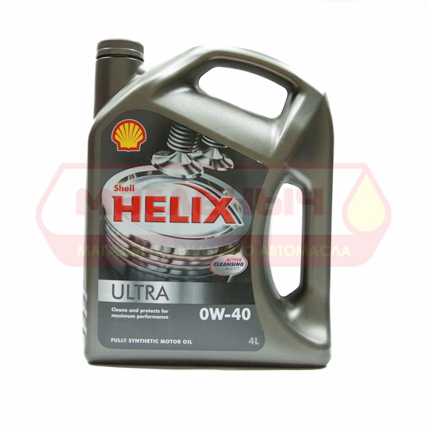 Масло моторное Shell Helix Ultra 0w40 SN/CF 4л