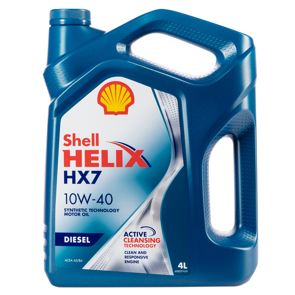 Масло моторное Shell Helix HX7 Diesel 10w40 CF п/с 4л