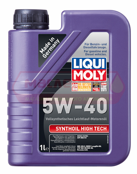 Масло моторное LIQUI MOLY 5w40  Synthoil HighTech 1л 1924