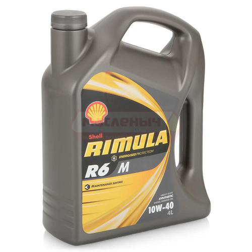 Масло моторное Shell Rimula R6M 10w40 4л