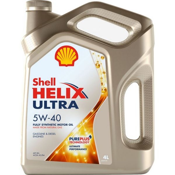 Масло моторное Shell Helix Ultra 5w40 SN/CF синт 4л