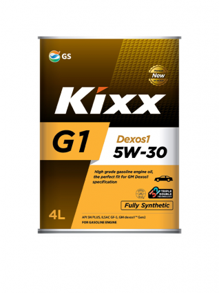 Масло моторное KIXX G1 Dexos1 5w30 SN Plus 4л