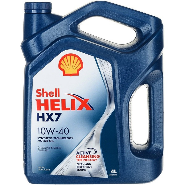 Масло моторное Shell Helix HX7 10w40 SN/CF п/с 4л