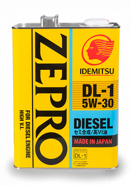 Масло моторное IDEMITSU Zepro Diesel DL-1 5w30 C2 п/с 4л (2156-004)